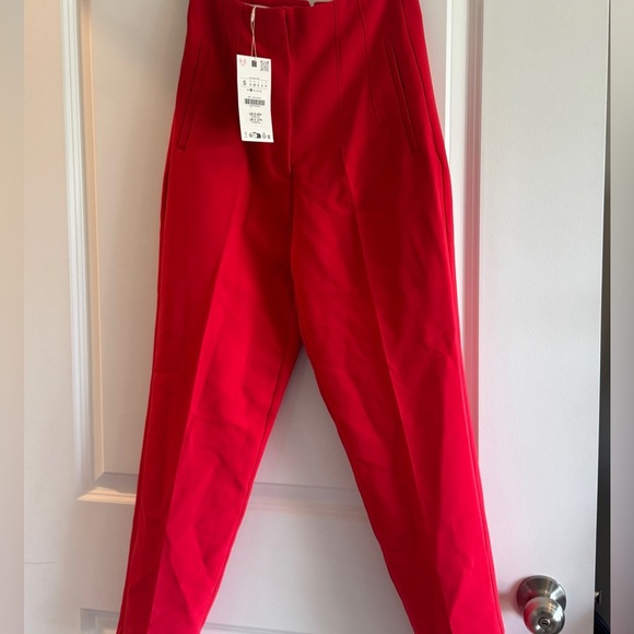 Zara Red Women's Pants - Picture 10 of 13